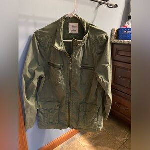 Women’s Lightweight  Sonoma Moto Jacket Green Size XL